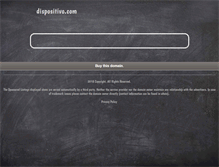 Tablet Screenshot of dispositivo.com